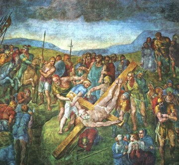  Matyrdom Arte - Matirio de San Pedro Alto Renacimiento Miguel Ángel